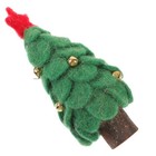  Künstlicher Mini-Weihnachtsbaum. Wollfilz-Weihnachtsbaumdekoration, kleiner