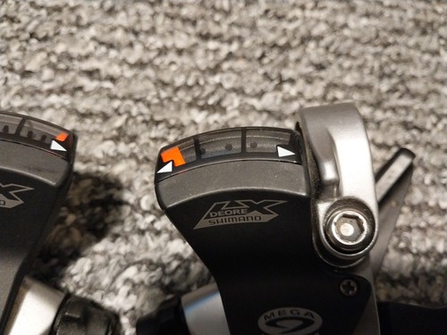 Shimano Deore LX 3x9 fach Schalthebel SL-M570 schwarz sehr guter Zustand Retro MTB - Bild 4 von 18