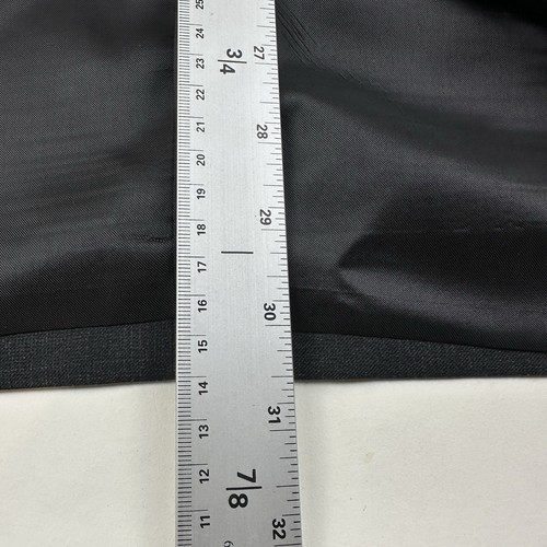 Alain Dupetit Men's Blazer 42 R Dark Charcoal Grey Glenn Plaid Suit Jacket 2 BTN - Picture 14 of 15