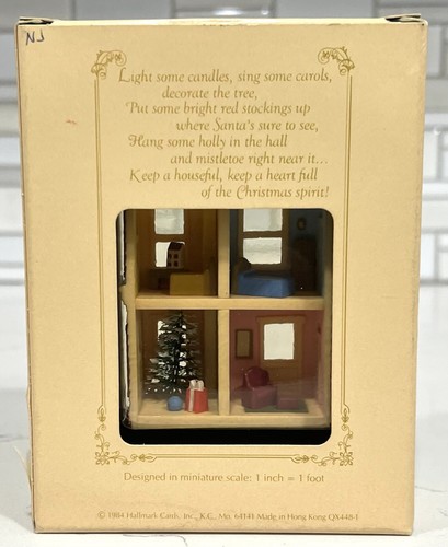 Hallmark Keepsake Ornament 1984 Victorian Dollhouse 1ST In Series - Picture 10 of 13
