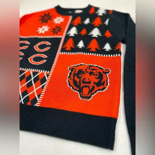 NFL Chicago Bears Football Youth Ugly Christmas Sweater Holidays Party Size S 8 - Picture 3 of 13
