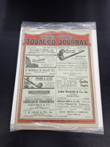 Vintage United States Tobacco Journal. 9 Issues From 1927. March 19 - June 4.  - Picture 5 of 12