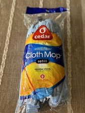 O-Cedar Microfiber Cloth Mop Refill, Blue 1 Count (Pack of 1), 