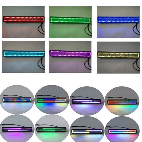 14/20/22/32/42/50 inch Led Light Bar Remote RGB Halo Color Change Chasing Truck - Picture 41 of 141
