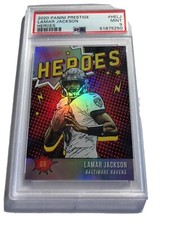 2020 Panini Prestige Lamar Jackson Heroes PSA 9 #HELJ