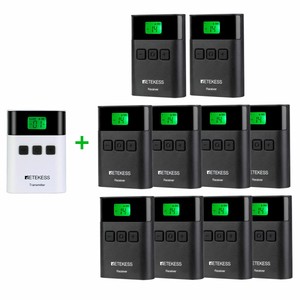 Wireless Viaggio Capo Sistema Trasmettitore Ricevitore Per Chiesa Traduzione Formazione De Ebay