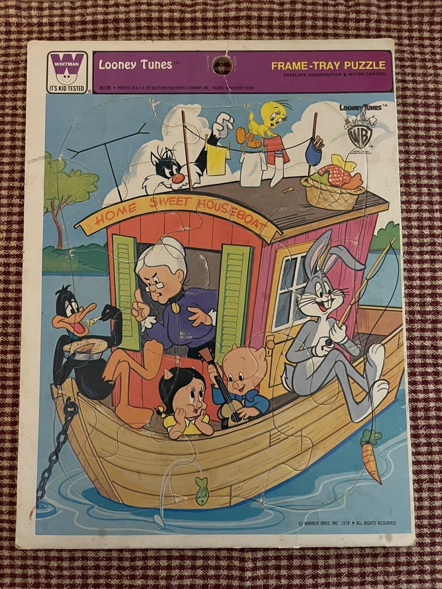 object magazine 遊 1002 1978-07 Vintage Bugs Bunny Frame Tray Puzzle 1978 Whitman Warner