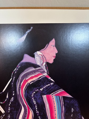 Poster “Shawl Dancer” Kevin Red Star KR 8220 Touchstone Publishers - Picture 2 of 10