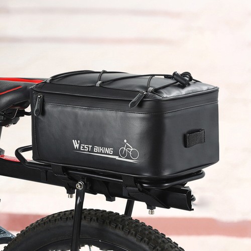 Bike Bicycle Rear Rack Pannier Bags Back Waterproof Seat Box Saddle Carry Bag