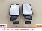 For Suzuki Samurai SJ410 SJ413 Exterior Side Rear View Mirror Set Chrome Finish