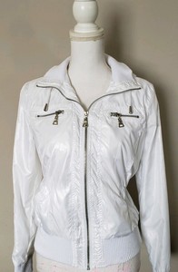 guess white bomber jacket