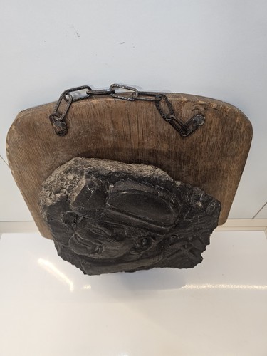 Bergmann Handgeschnitzt Steinkohle von Kurt Schneider Kohle aus Flöz N 860  - Bild 6 von 6
