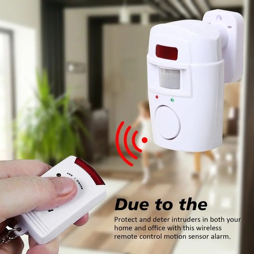 Funk Fernbedienung Mini Alarm mit IR Infrarot Bewegungsmelder Melder - Bild 19 von 24