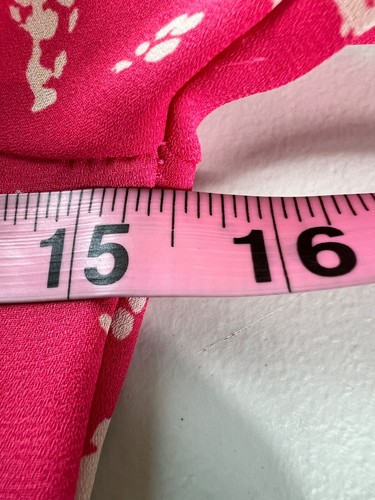 Jessica Simpson Pink Off The Shoulder Cute Sexy Fun Coquette Milkmaid Dress Sz M - Picture 5 of 9