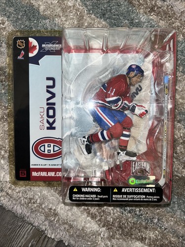 McFarlane Saku Koivu NHL Montreal Canadiens Series 5 Hockey Figur NHL Brandneu