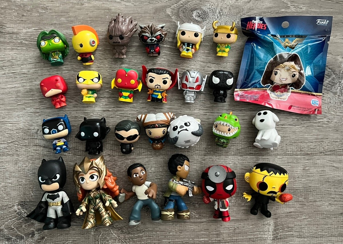 Mini Funko Pop Lot of Marvel Figures Characters guardians Thor