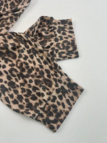 Victoria’s Secret Long Sleeve Soft Pajamas Set Leopard Print XL NWT - Picture 10 of 13