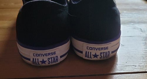 Chucks Converse special edition Umklapp Lasche Alien Motiv Gr. 37 Schwarz lila - Bild 7 von 7