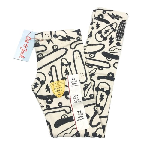 Cat & Jack Girls Pull-On Stretch Leggings - Floral & Tie Dye - Size XS 4-5 Slim - Picture 32 of 47