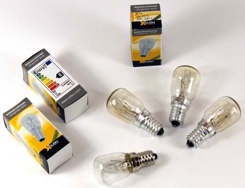 Kühlschranklampe 5 Stück - E14 15W Glühbirnen Kühlschrankbirnen Birnen Birne 531 - Bild 2 von 5
