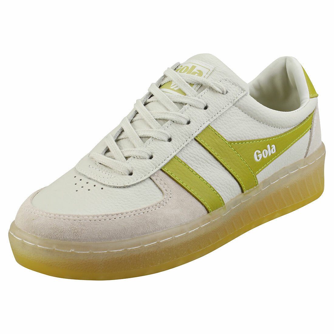 Gola Grandslam 89 damen Off Weiß Grün Fashion Trainers - 4 UK Gola Grandslam 89 damen Off Weiß Grün Fashion Trainers - 4 UK