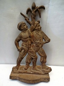 Details About Statue Of Jai Jawan Jai Kisan Slogan Of Lal Bahadur Shastri Vintage Cast Iron