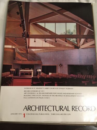 Complete 1973 Architectural Record Magazine Meier IM Pei Malls Schools Airports - Imagen 7 de 16