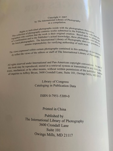 IMAGES FOR THE AGES International LIbrary of Photography Andrew Branch 2007 HC - Imagen 3 de 4