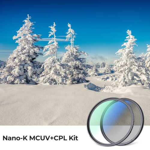 K&F Concept NANO-K 49mm-82mm MCUV + CPL Filter Kit with 18 Multi Layer Coatings - Picture 2 of 9