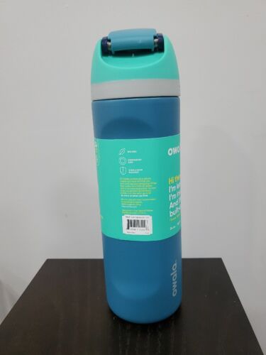 Owala FreeSip Stainless Steel Water Bottle / 24oz / Color: Shark - Picture 6 of 9