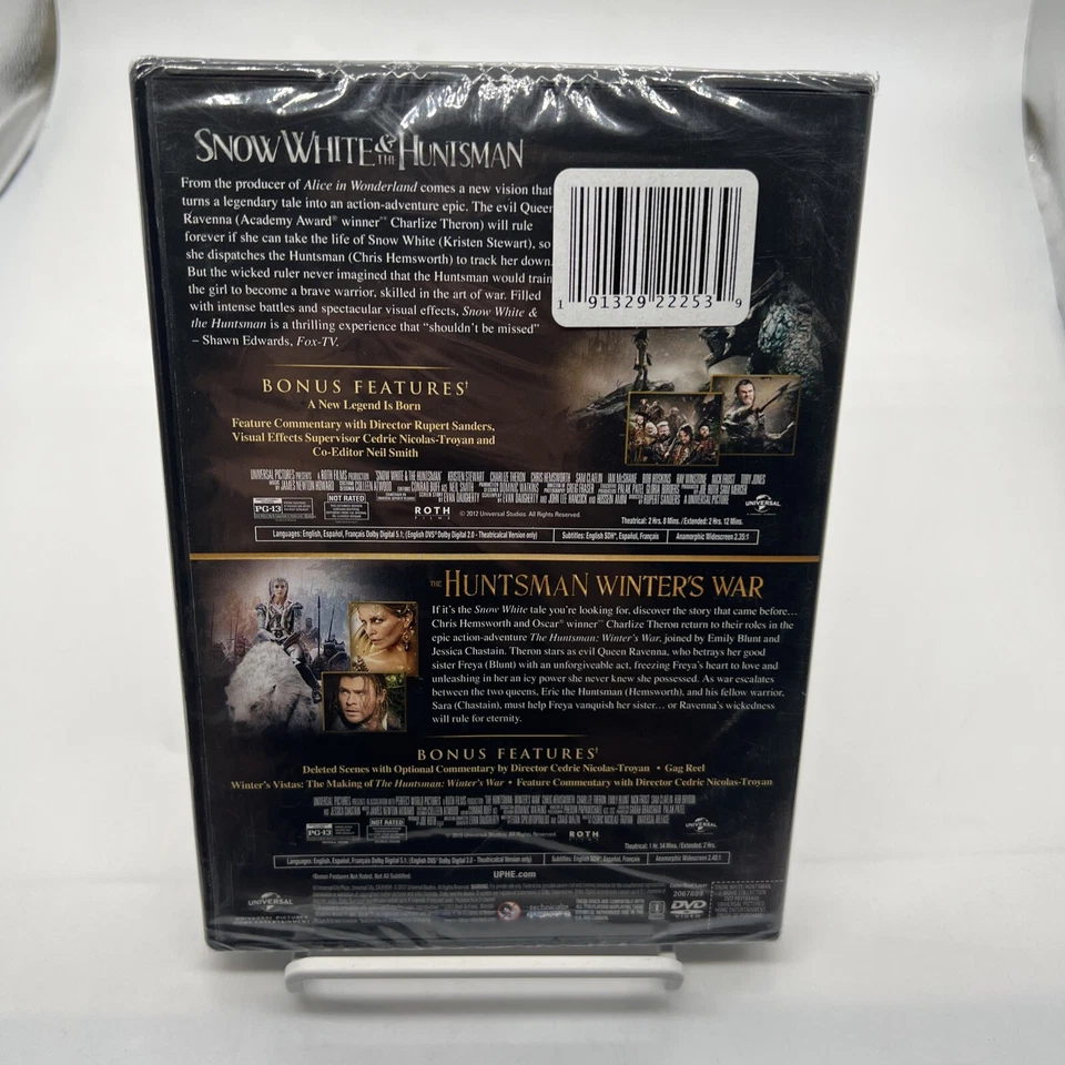 Universal Pictures Home Entertainment Snow White (DVD) & The Huntsman BRAND NEW - Image 2 of 2