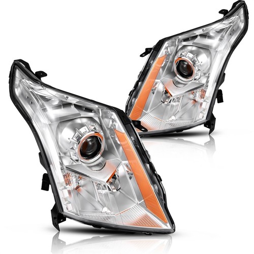 Headlights Assembly Projector Headlamps For 2010-2016 Cadillac SRX Sport Utility - Picture 10 of 15