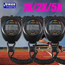 1/2/5Pcs Professional Stopwatch Portable Handheld Pocket Stopwatch Chronograph