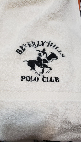 Telo mare Beverly Hills Polo Club vacanza rinascita 1989 cotone regalo