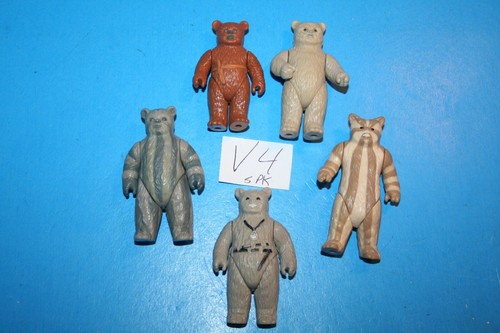 STAR WARS VINTAGE LOOSE FIGURES 5 PK. JABBAS EWOKS BESPIN IMPERIALS KENNER - Picture 38 of 61
