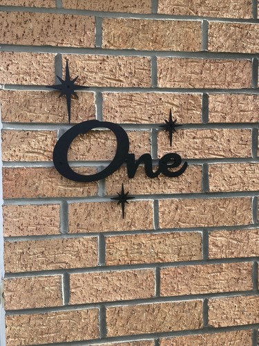 Mid Century Cursive House Numbers, Regular Size House Number Modern Address - Picture 10 of 94