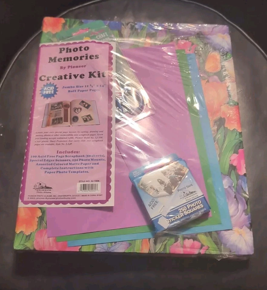 NIP Photo Memories by Pioneer Creative Kit scrapbook photo album w/ accessories - Image 3 of 4
