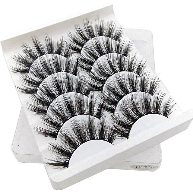 5Pairs False Eyelashes Soft Natural Thick Fake Eye Lashes Extension Makeup Tools 5Pairs False Eyelashes Soft Natural Thick Fake Eye Lashes Extension Makeup Tools