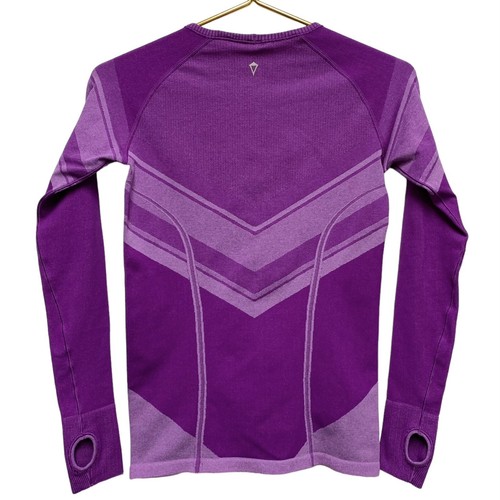 Ivviva Girls Lululemon Swiftly Long Sleeve Running Shirt Size 14 Purple Fly Tech - Picture 5 of 11