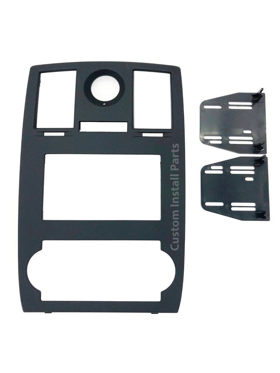 Black Dash Double DIN Car Radio Stereo Install Kit for 2005 2007