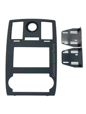 Black Dash Double DIN Car Radio Stereo Install Kit for 2005-2007 Chrysler 300