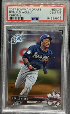 その他 MLB Ronald Acuna Jr. RC PSA10 PSA 10 RONALD ACUNA JR. 2017 Bowman's Best REFRACTOR Braves