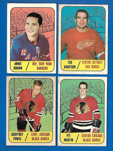 1967-68 TOPPS 67-68 NHL HOCKEY CARD 1-132 SEE LIST - Picture 382 of 449