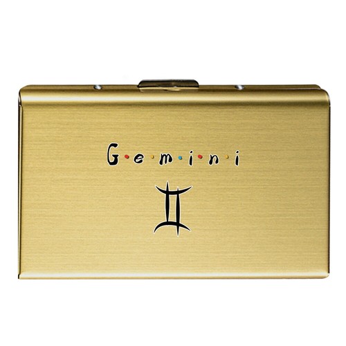 Printed Wallet Card Holder Credit Metal RFID Blocking Slim Mens Money Men Pocket - Picture 13 of 22