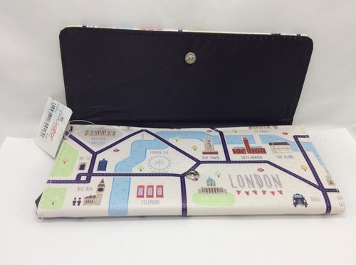 London Map large fabric Purse - Picture 2 of 2