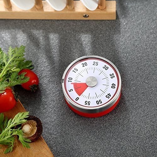 Visual Timer 60-Minute Audible Countdown Timer Alarm Magnetic Kitchen Manual - Picture 10 of 10