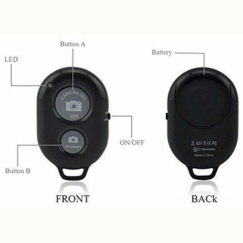Wireless Bluetooth Remote Control Camera .Shutter for iphone iPad Android Best - Zdjęcie 6 z 12