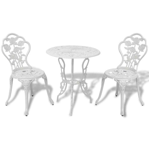 Outdoor Setting Bistro Set Garden Patio Dining Table Chairs Bench Cast Aluminium - Picture 35 of 65