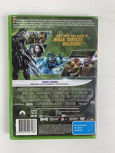 Teenage Mutant Ninja Turtles DVD Region 4 Megan Fox Will Arnett - Picture 2 of 4
