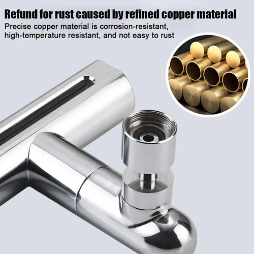 360° Waterfall Faucet Extension Sprayer Waterfall Pressurized Kitchen Sink - Bild 4 von 14